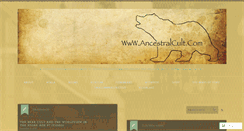 Desktop Screenshot of ancestralcult.com